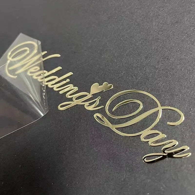 Diferența dintre autocolante de transfer UV și metal