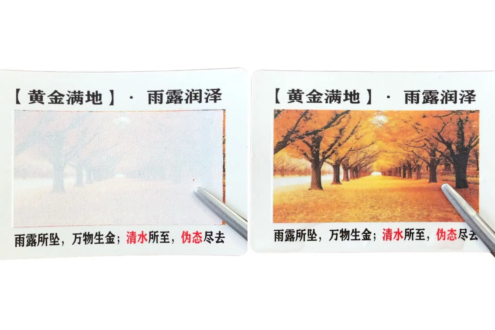 Știți etichetele sensibile la apă care schimbă culoarea?