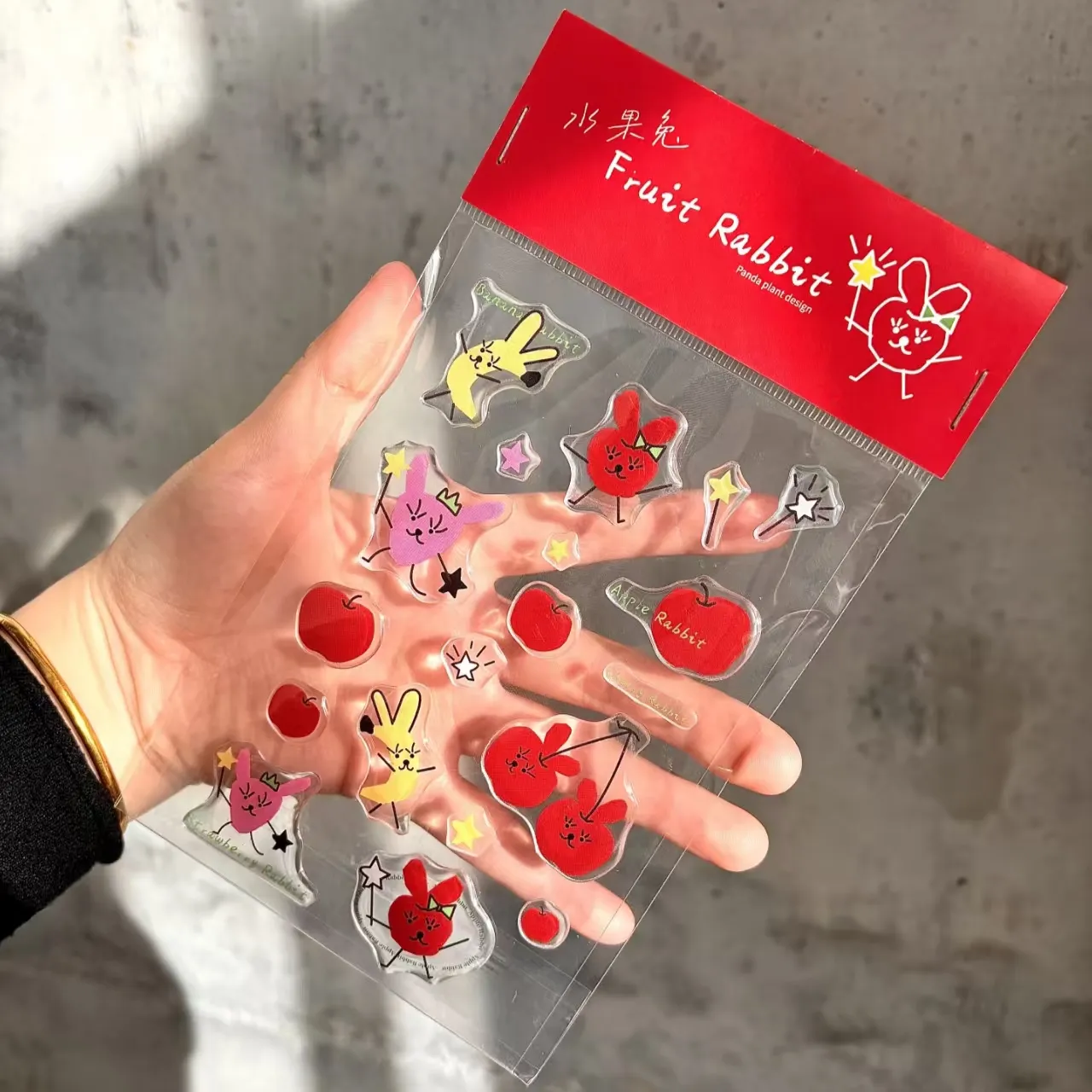 Autocolante din rășină epoxidică din desene animate 3D