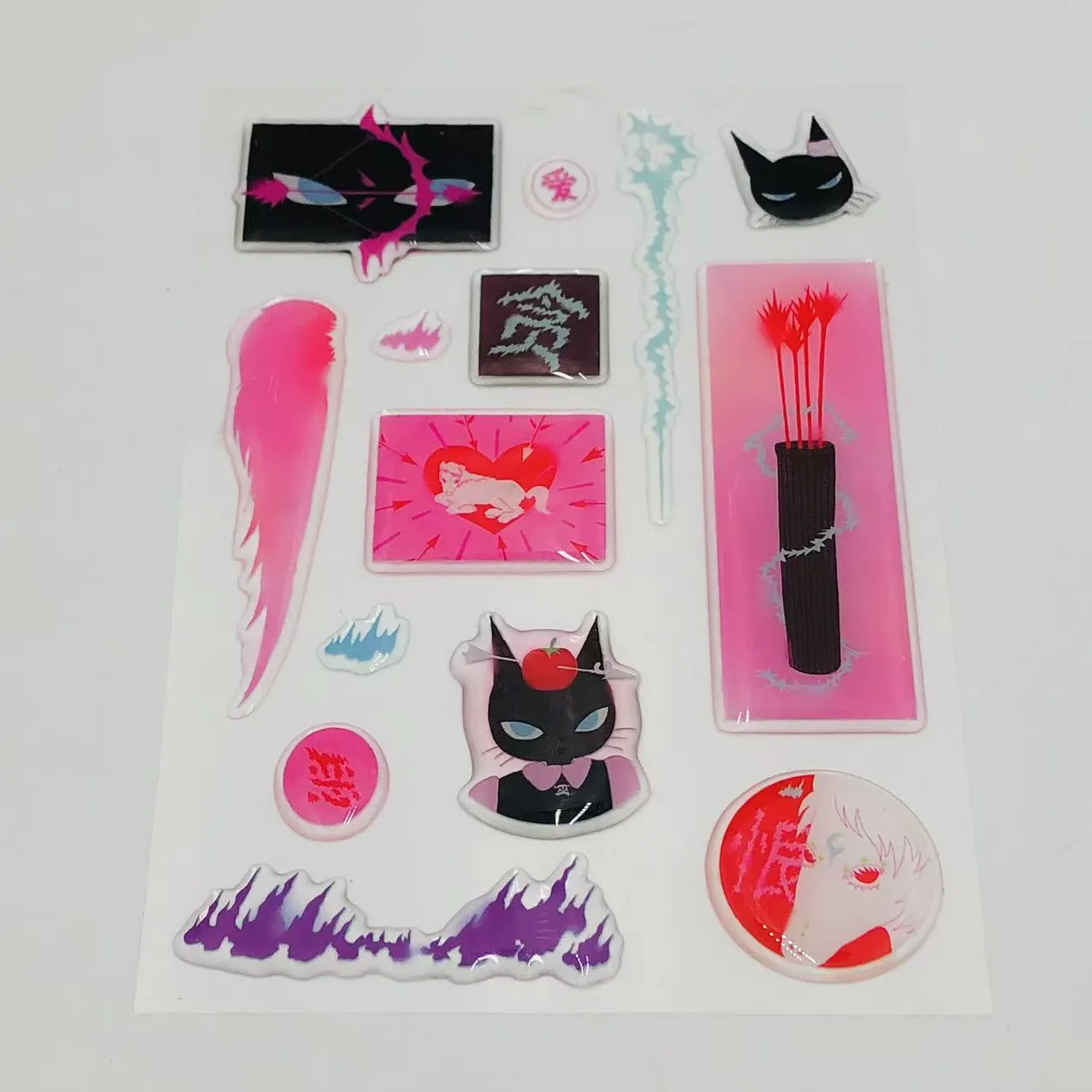 Autocolant 3D epoxidic