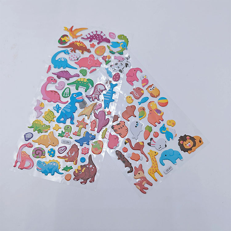 Autocolant transparent de desene animate