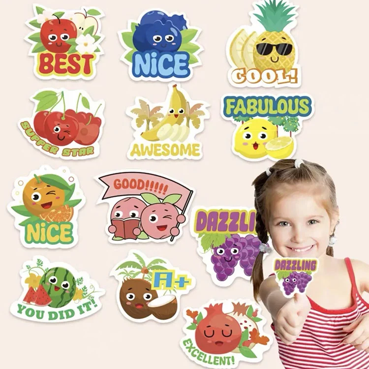 Autocolante cu parfum de fructe
