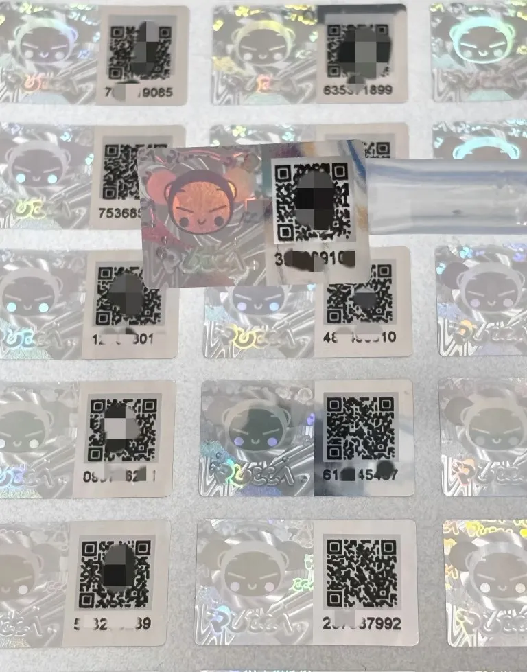 Cod QR Etichete anti-concurență