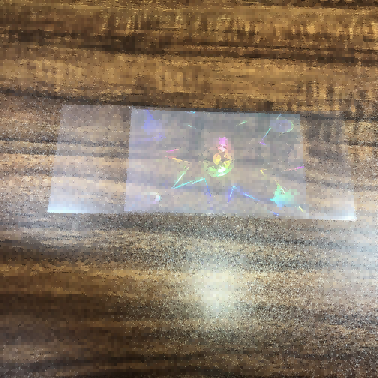 Autocolante holografice transparente